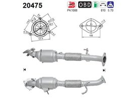 CATALIZATOR AS 20475 - Compatibil cu FORD