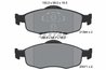 SET PLACUTE FRANA TEXTAR 2139408 - Compatibil cu FORD, FORD ASIA & OCEANIA, FORD AUSTRALIA, FORD USA, MERCURY