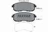 Set placute frana Textar 2163301