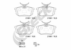 SET PLACUTE FRANA BRECK 21861 10 704 10 - Compatibil cu SMART