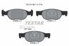 SET PLACUTE FRANA TEXTAR 2193002 - Compatibil cu FIAT, LANCIA