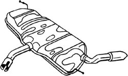 Toba esapament finala Bosal 220-023