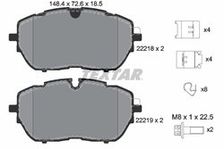 SET PLACUTE FRANA TEXTAR 2221801 - Compatibil cu CITROEN, CITROEN (DF-PSA), DS, OPEL, PEUGEOT, PEUGEOT (DF-PSA), VAUXHALL