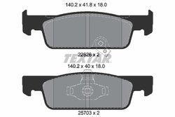 Set placute frana Textar 2262601