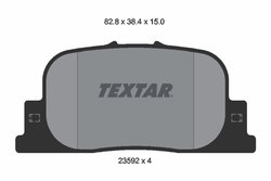 Set placute frana Textar 2359201