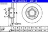 DISC FRANA ATE 24.0110-0116.1 - Compatibil cu AUDI