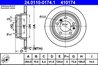 DISC FRANA ATE 24.0110-0174.1 - Compatibil cu BMW
