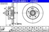 DISC FRANA ATE 24.0110-0203.1 - Compatibil cu SEAT, VW