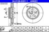 DISC FRANA ATE 24.0128-0201.1 - Compatibil cu OPEL, VAUXHALL