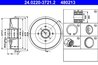 TAMBUR FRANA ATE 24.0220-3721.2 - Compatibil cu DACIA, RENAULT