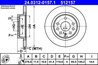 DISC FRANA ATE 24.0312-0157.1 - Compatibil cu FIAT, OPEL, SAAB