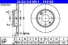 DISC FRANA ATE 24.0313-0185.1 - Compatibil cu CITROEN, PEUGEOT