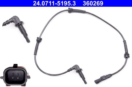 SENZOR ABS ATE 24.0711-5195.3 - Compatibil cu RENAULT