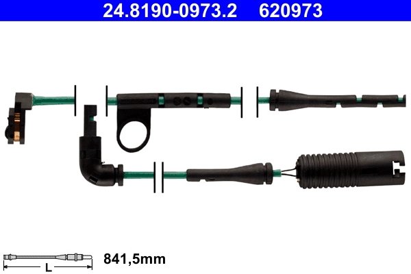 Senzor avertizare uzura placute frana ATE 24.8190-0973.2