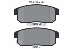 Set placute frana Textar 2403901