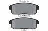 SET PLACUTE FRANA TEXTAR 2403901 - Compatibil cu MAZDA, NISSAN (DFAC)