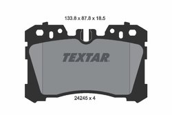 Set placute frana Textar 2424501
