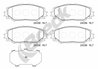 Set placute frana Breck 24336 00 701 00