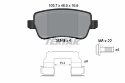 Set placute frana Textar 2434802