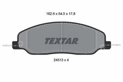 Set placute frana Textar 2451301