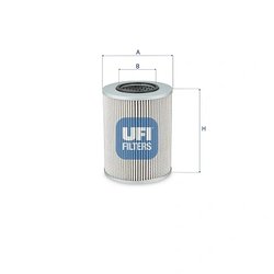 Filtru sistem hidraulic primar UFI 25.680.00