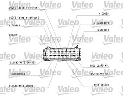 COMUTATOR COLOANA DIRECTIE VALEO 251439 - Compatibil cu RENAULT