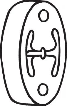 CAUCIUC ESAPAMENT BOSAL 255-215 - Piesa auto compatibila cu mai multe marci