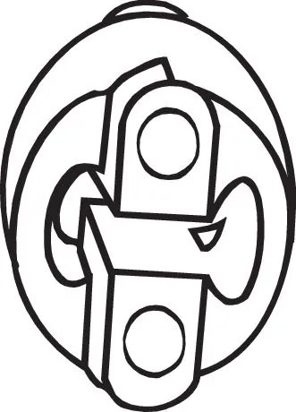 CAUCIUC ESAPAMENT BOSAL 255-427 - Piesa auto compatibila cu mai multe marci