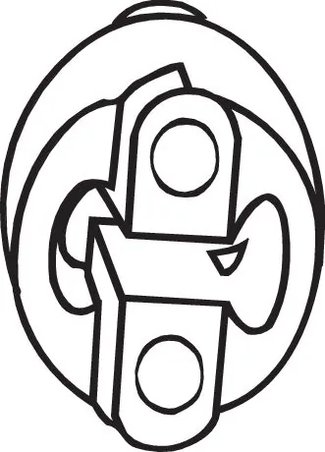 CAUCIUC ESAPAMENT BOSAL 255-427 - Piesa auto compatibila cu mai multe marci