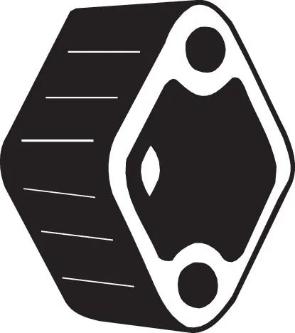 CAUCIUC ESAPAMENT BOSAL 255-884 - Piesa auto compatibila cu mai multe marci