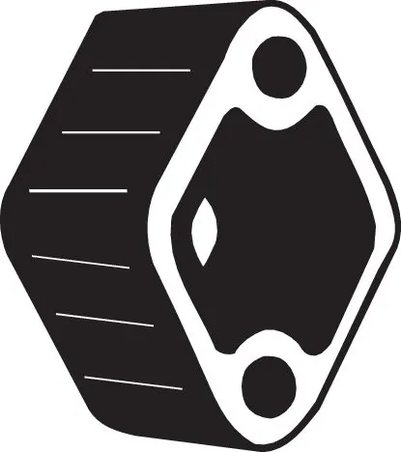 CAUCIUC ESAPAMENT BOSAL 255-884 - Piesa auto compatibila cu mai multe marci