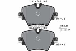 Set placute frana Textar 2561701