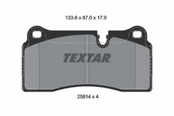 SET PLACUTE FRANA TEXTAR 2581401 - Compatibil cu BMW