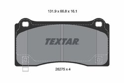 Set placute frana Textar 2627501