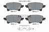 SET PLACUTE FRANA TEXTAR 2661401 - Compatibil cu JEEP
