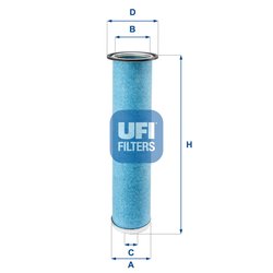 FILTRU AER UFI 27.378.00 - Piesa auto compatibila cu mai multe marci