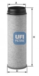 Filtru aer secundar UFI 27.646.00