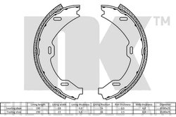 Set saboti frana NK 2733714