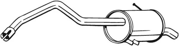 Toba esapament finala Bosal 278-707