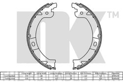 Set saboti frana NK 2793724