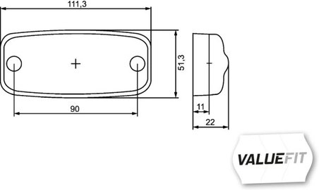 LUMINI POZITIE HELLA 2PG 357 008-031 - Piesa auto compatibila cu mai multe marci