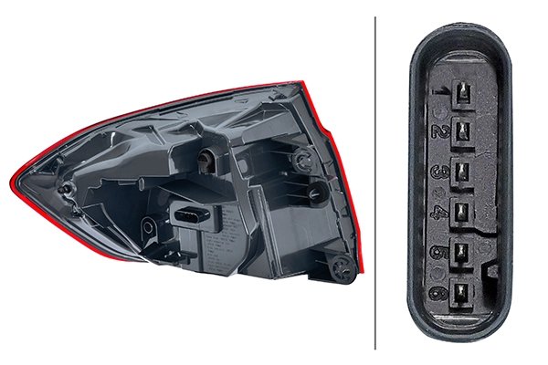 STOP SPATE HELLA 2SD 012 147-321 - Compatibil cu BMW, BMW (BRILLIANCE)
