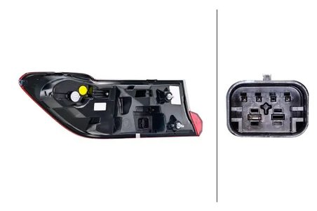 STOP SPATE HELLA 2SD 013 173-521 - Compatibil cu BMW, BMW (BRILLIANCE)