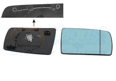 Sticla oglinda, oglinda retrovizoare exterioara Van Wezel 30