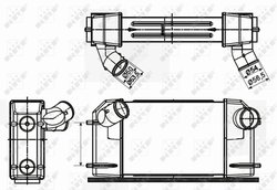 INTERCOOLER NRF 30355 - Compatibil cu LAND ROVER