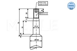 AMORTIZOR MEYLE 326 624 0002 - Compatibil cu BMW