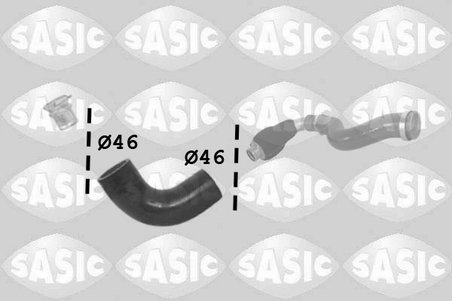 FURTUN INTERCOOLER/TURBO SASIC 3334038 - Compatibil cu OPEL, RENAULT
