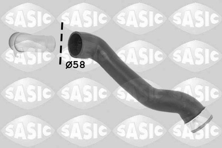 FURTUN INTERCOOLER/TURBO SASIC 3336052 - Compatibil cu BMW