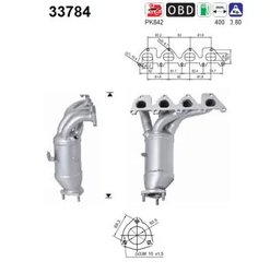 CATALIZATOR AS 33784 - Compatibil cu SEAT, SKODA, VW