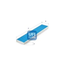 FILTRU AER HABITACLU UFI 34.118.00 - Compatibil cu FORD, SEAT, VW